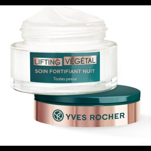 Yves Rocher Night Cream Lifting Vegetal Face & Neck Cream Collegen Full Size NWT - Picture 1 of 6